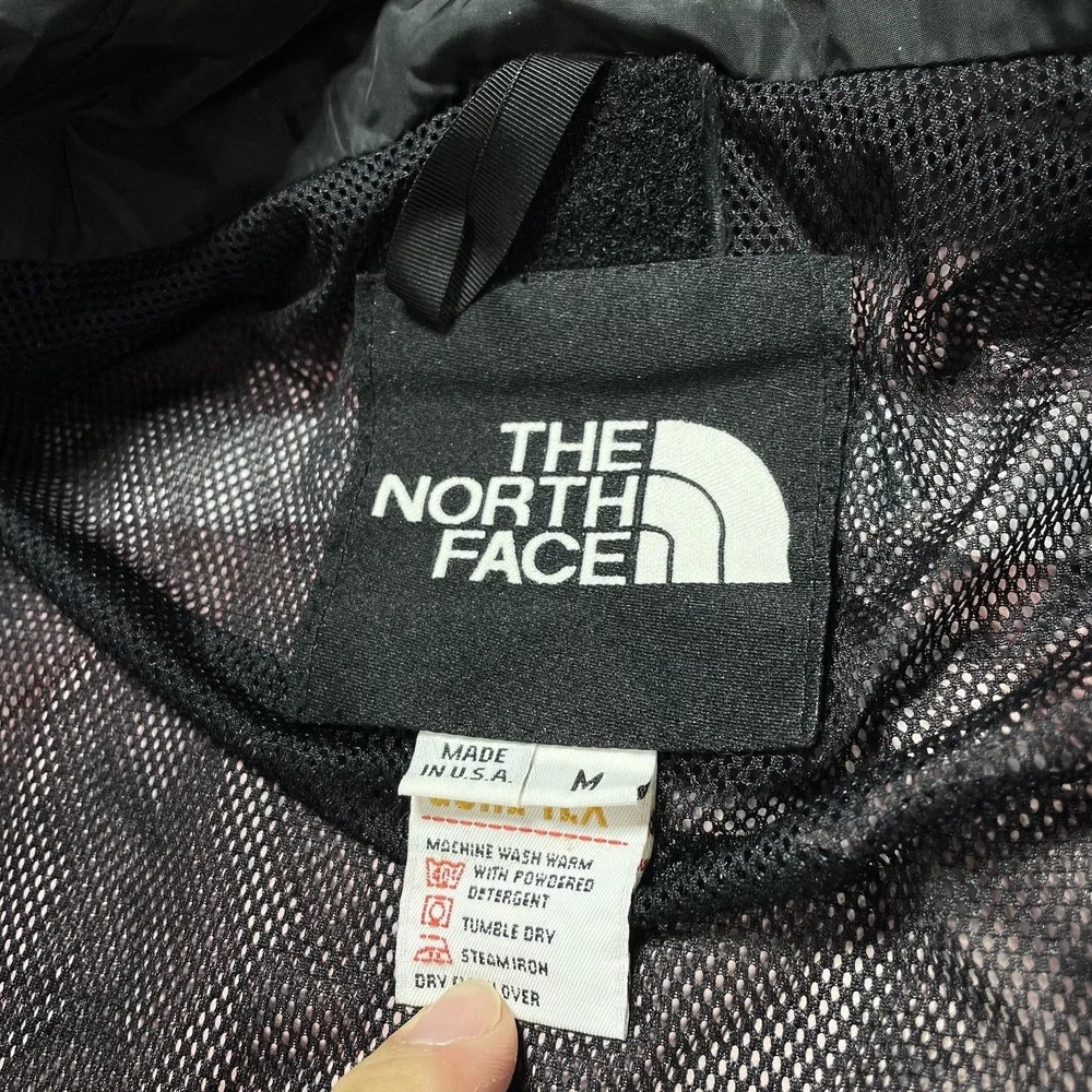Vintage The North Face Jacket Mens Medium Red Black Gore-Tex Hooded Ski USA 90s